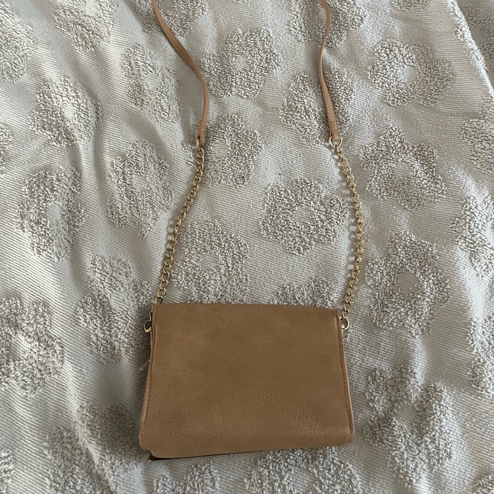 Tan steve madden crossbody purse